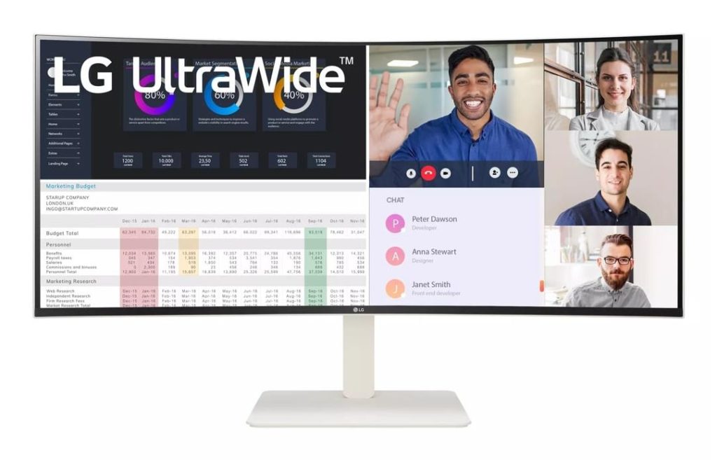 LCD Monitor|LG|38WR85QC-W|37.5"|Business/Curved/21 : 9|Panel IPS|3840x1600|21:9|144 Hz|1 ms|Colour White|38WR85QC-W