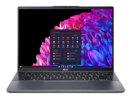 Notebook|ACER|Swift GO 14|CPU AMD RyzenT 5|8645HS|4.3 GHz|14 "|2880 x 1800 pixels|RAM 16 GB|LPDDR5x-SDRAM|SSD 512 GB|On-board graphics Yes|Keyboard language Russian/English|OS installed Windows 11 Home|Colour Grey|Weight 1.25 kg|NX.KTSEL.002