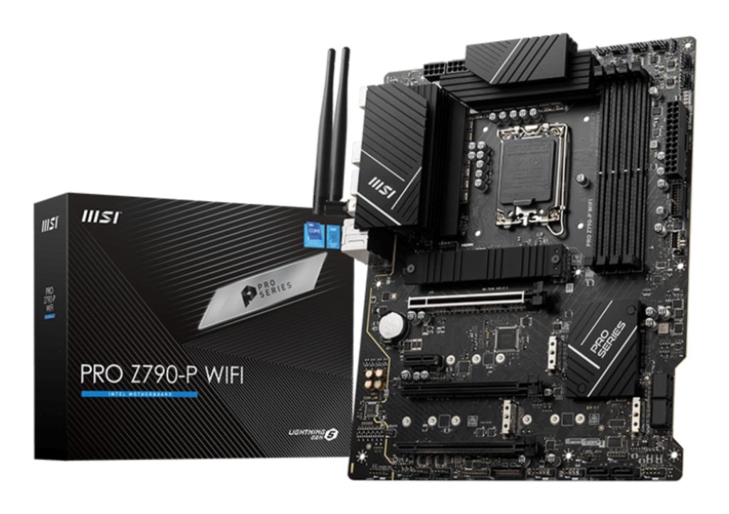 Mainboard|MSI|Intel Z790|LGA1700|ATX|Memory DDR5|Memory slots 4|1xPCI-Express 1x|3xPCI-Express 16x|4xM.2|1xHDMI|1xDisplayPort|4xUSB 2.0|3xUSB 3.2|1xUSB-C|1xPS/2|6xAudio port|PROZ790-PWIFI