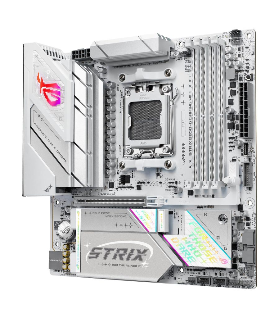 Mainboard|ASUS|AMD B850|SAM5|Micro-ATX|Memory DDR5|Memory slots 4|1xPCI-Express 5.0 16x|4xM.2|1xHDMI|1xDisplayPort|2xUSB 2.0|4xUSB 3.2|4xUSB-C|1xOptical S/PDIF|1xRJ45|2xAudio port|STRIXB850-GGAMINGWIFI