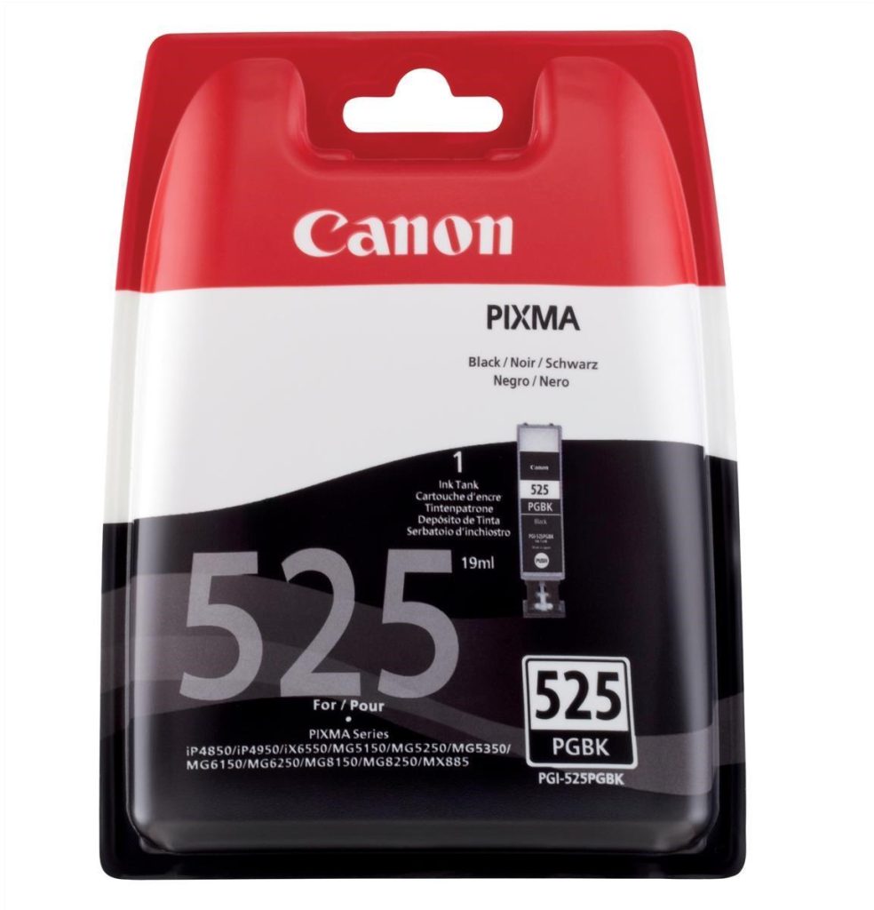 Kasetė Canon PGI-525PGBK (4529B001) BK 340psl OEM