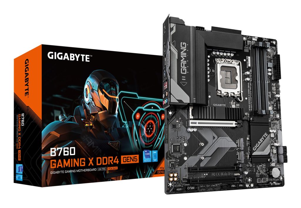 Mainboard|GIGABYTE|GIGABYTE B760 GAMING X DDR4 GEN5|Intel B760|LGA 1700|ATX|RAM DDR4-SDRAM|4xSlots|3xNumber of M.2 (M) slots|B760GAMINGXD4GEN5