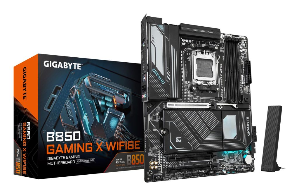 Mainboard|GIGABYTE|AMD B850|Socket AM5|ATX|RAM DDR5-SDRAM|4xSlots|Wi-Fi Yes|Bluetooth Yes|3xNumber of M.2 (M) slots|B850 GAMING X WIFI6E|B850GAMINGXWIFI6E