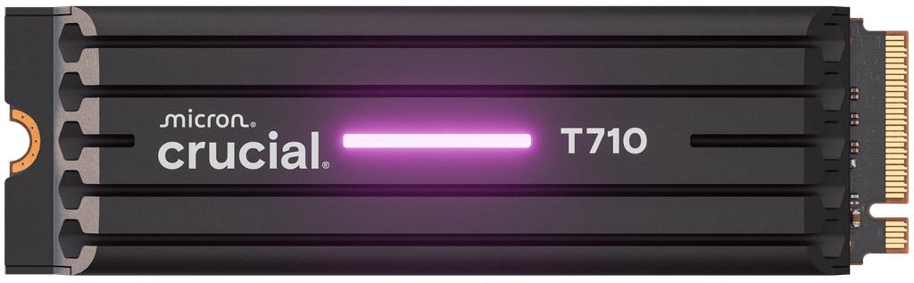 SSD|CRUCIAL|T710|4TB|M.2|PCIe Gen5|NVMe|Write speed 13800 MBytes/sec|Read speed 14900 MBytes/sec|TBW 2400 TB|CT4000T710SSD5