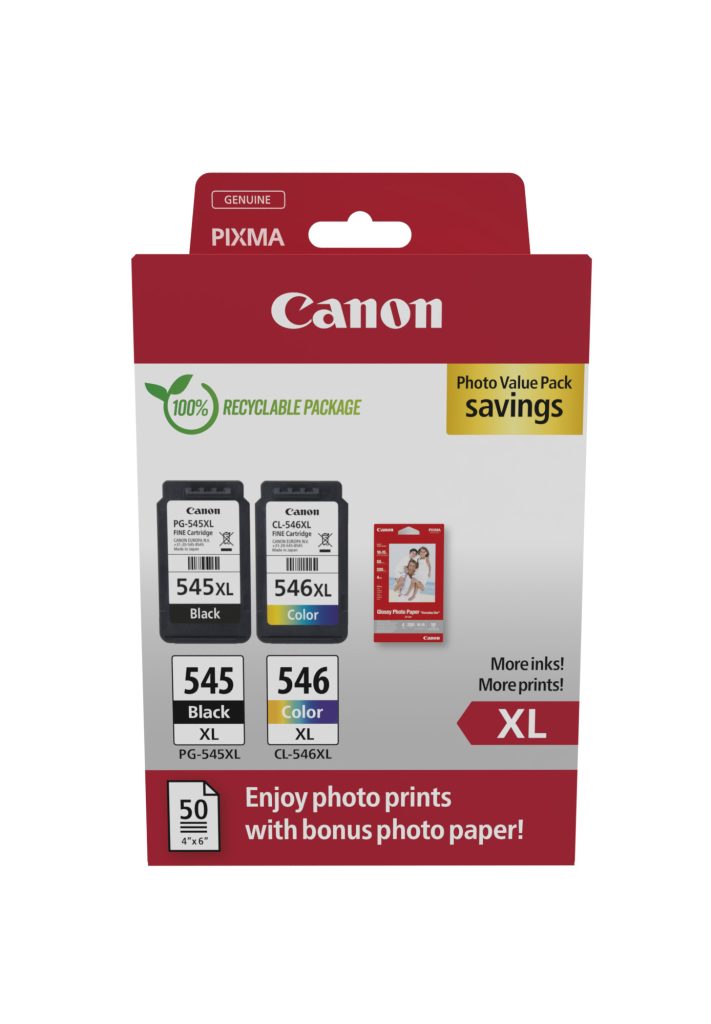 Kasetė Canon PG-545XL/CL-546XL (8286B011) CMYK 400psl OEM
